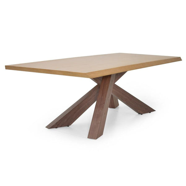 Axel : Modern Dining Table with Criss Cross Legs - Modern Home Furniture