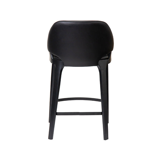 Baylor : Bar Stool Black Pu - Black Frame