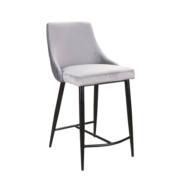 Cassia : Bar Stool Slate Velvet