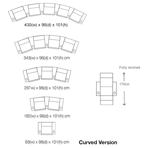 Cinemax : Theatre Sofa Electric Recliners