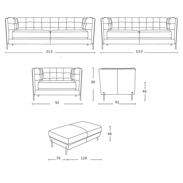 Cloud : Modern Sofa in Leather - Modern Home Furniture