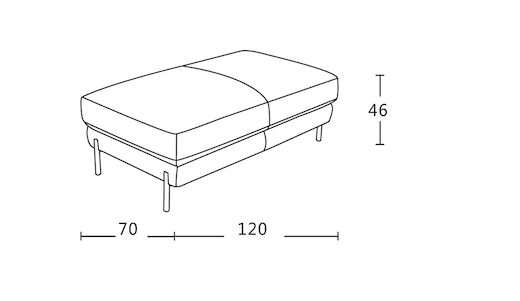 Cloud : Sofa in Fabric