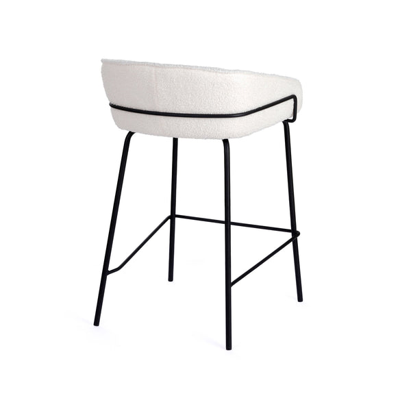 Duke : Bar Stool Ivory