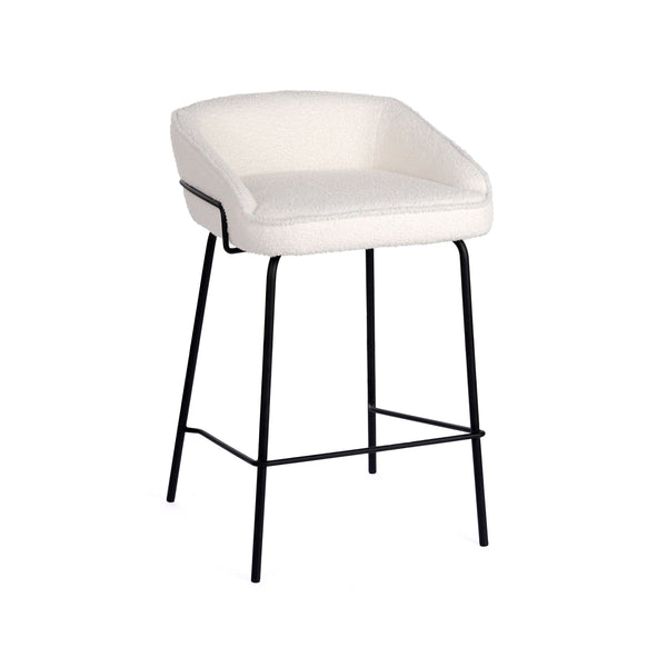 Duke : Bar Stool Ivory