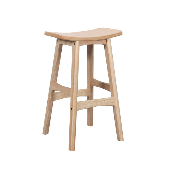 Gangnam : Bar Stool Solid Seat Natural