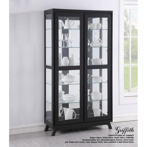 Griffith : Display Cabinet Black