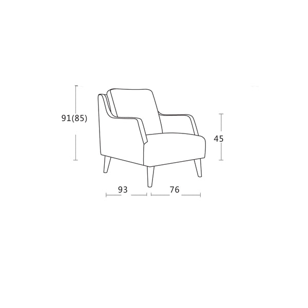 Hampton :  Arm Chair | Accent Chair - Modern Home Furniture