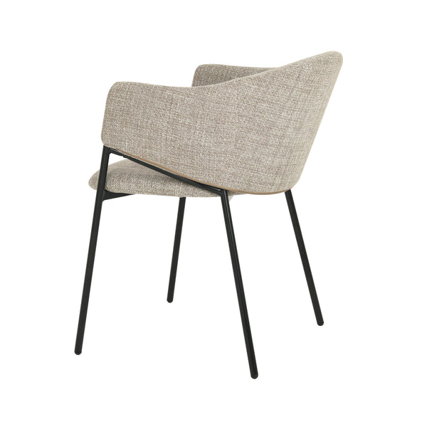 Ivy : Dining Chair Almond Fabric