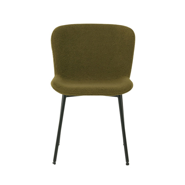 Jed : Dining Chair Olive Fabric