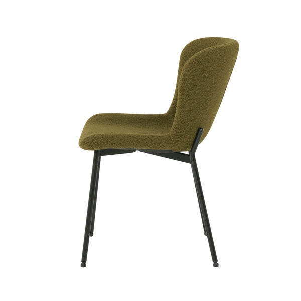 Jed : Dining Chair Olive Fabric