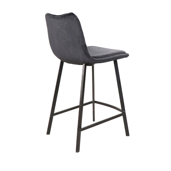 Kenya : Bar Stool Black Velvet