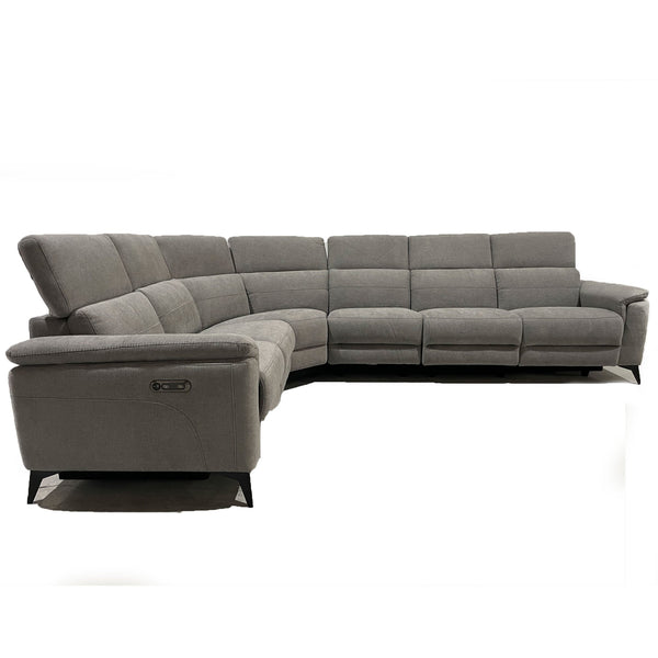 Lagoon : Fabric Corner Sofa Electric Recliner