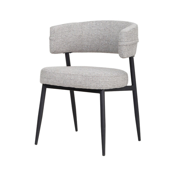 Laurance: Dining Chair Granite Fabric
