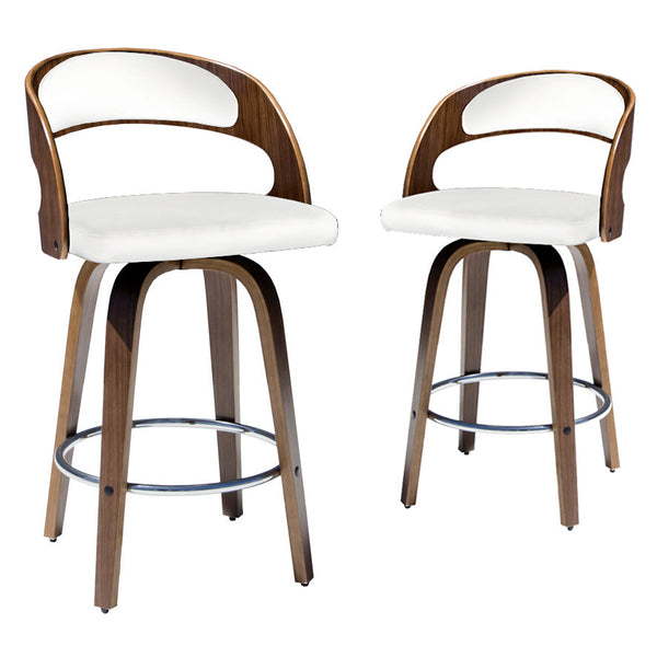 Leopard : Bar Stool White Seat