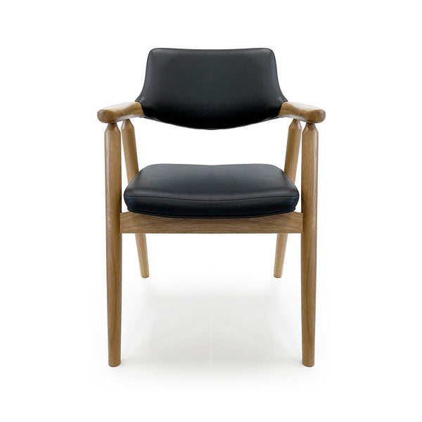 Lotus Arm : Dining Chair in American Oak