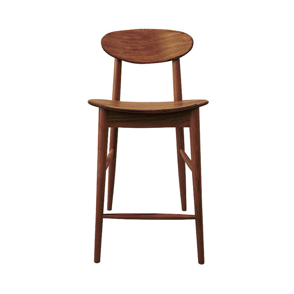 Abigale : Bar Stool in Solid Blackwood