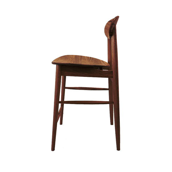 Abigale : Bar Stool in Solid Blackwood