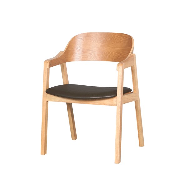 Norway : Dining Chair Soft Seat Natural