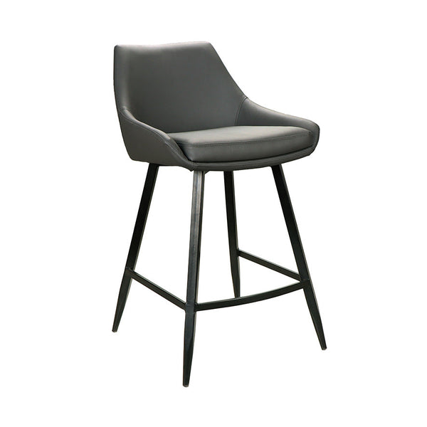 Toledo : Bar Stool Grey Pu