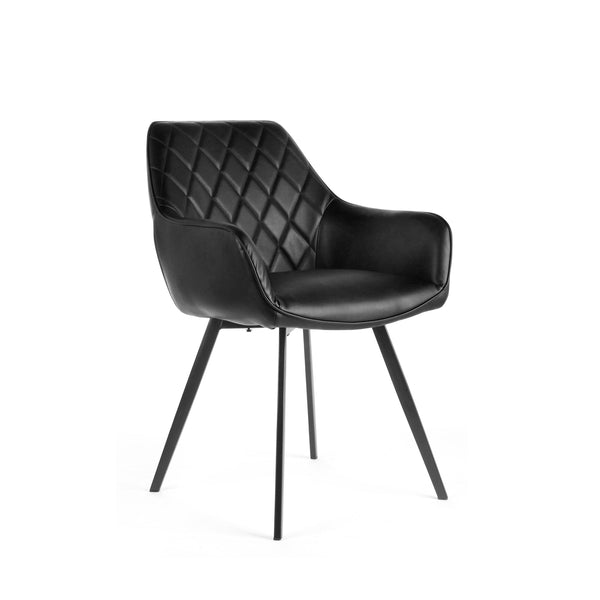 Zeus : Dining Chair Black