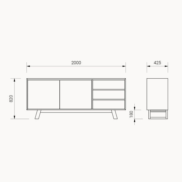 Clayton Buffet Schematic drawings